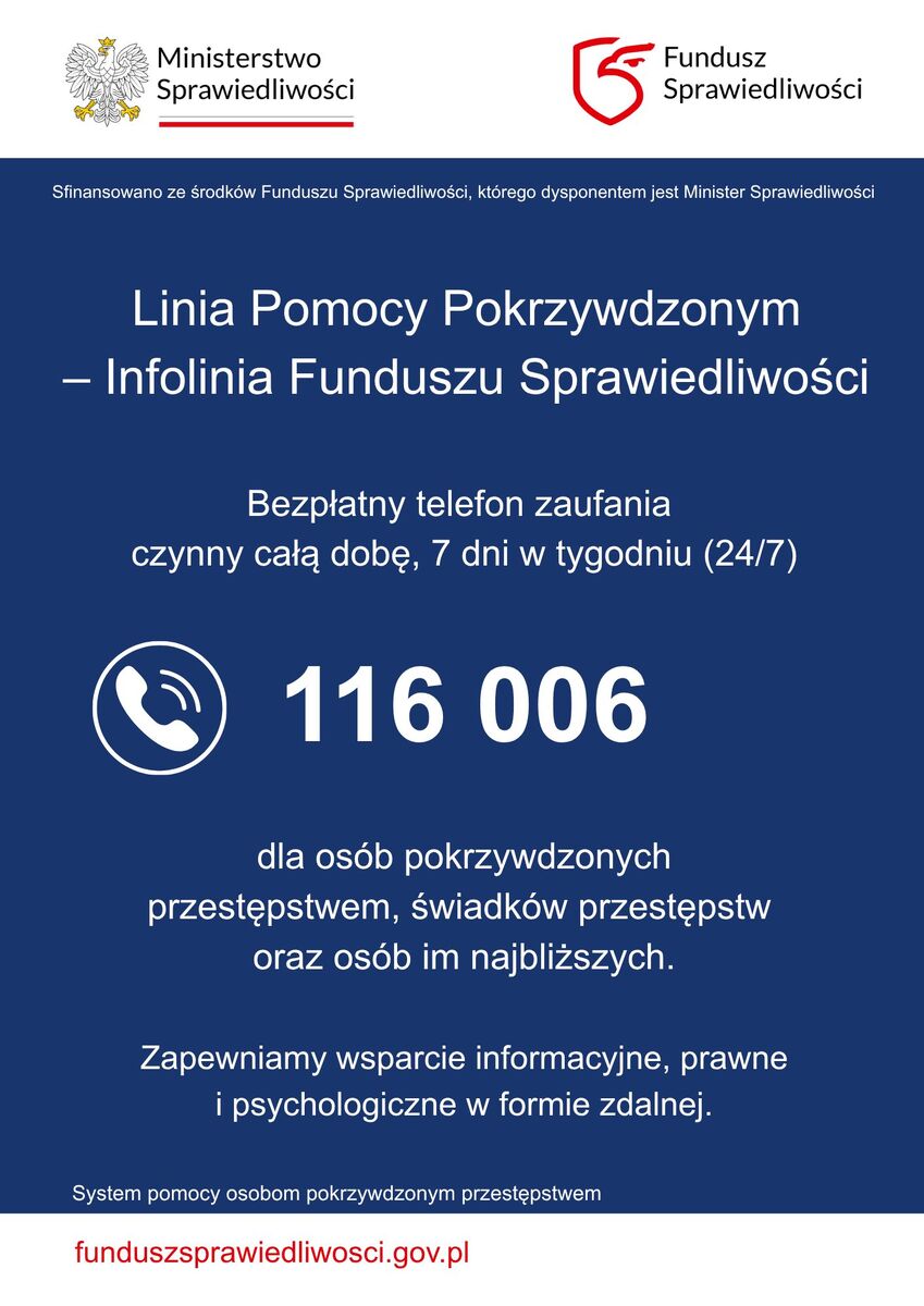 plakat informacyjny