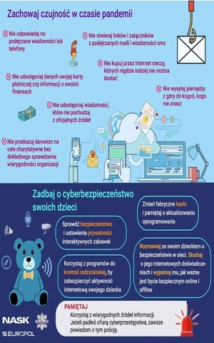 ulotka na temat cyber bezpieczeństwa