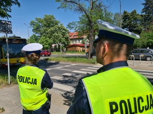 Policjanci podczas działań na drogach województwa dolnośląskiego