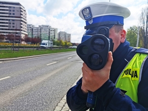 Policjanci podczas działań na drogach województwa dolnośląskiego