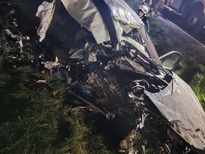 auto zniszczone w wypadku