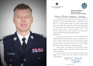 Komendant Wojewódzki Policji we Wrocławiu i życzenia z okazji Święta Policji