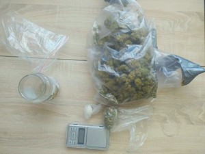 Narkotyki w woreczku - susz marihuany
