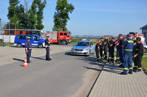 Odprawa końcowa policjantów i strażaków