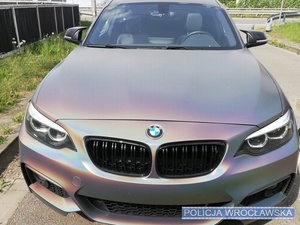 srebrne BMW
