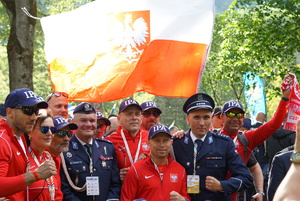 policjanci na zawodach