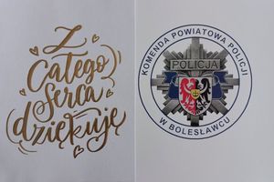 napis na kartce z podziękowaniami z całego serca dziękuję