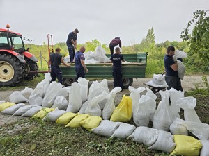 wały z worków