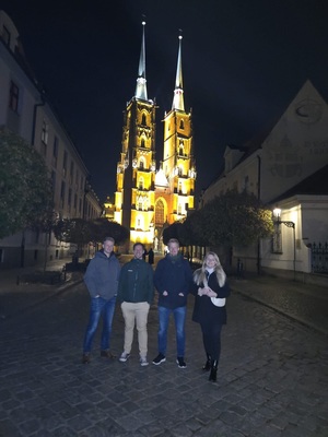 Wizyta Niemieckich policjantów w KWP we Wrocławiu