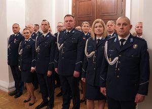 Dolnośląscy policjanci wyróżnieni podczas uroczystości w Urzędzie Wojewódzkim we Wrocławiu