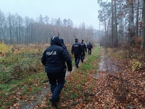 Pożar dużej połaci lasu, ranny strażak oraz poszukiwania osoby zaginionej w lesie.