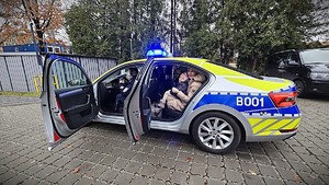 Zdjęcia z wizyty 4-letniej Ani w ZOO wraz z dolnośląskimi policjantami