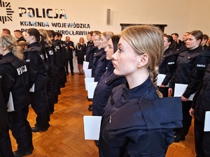 Ślubowanie policjantów