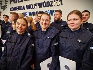 Ślubowanie policjantów