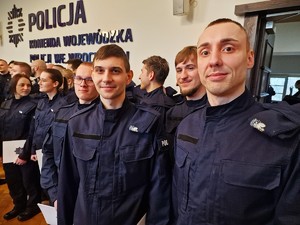 Ślubowanie policjantów