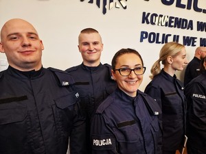 Ślubowanie policjantów