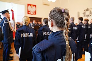 Ślubowanie policjantów