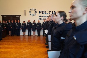 Ślubowanie policjantów