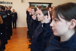 Ślubowanie policjantów