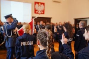 Ślubowanie policjantów