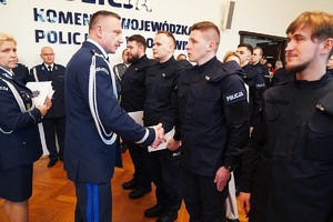 Ślubowanie policjantów