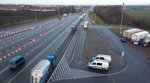 Działania dolnośląskich policjantów na autostradzie