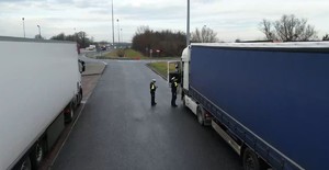 Działania dolnośląskich policjantów na autostradzie