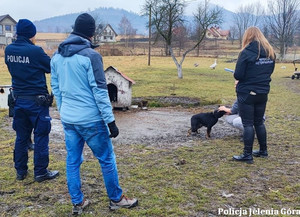 Policjanci wraz z z inspektorem weterynarii i przedstawicielami gminy sprawdzili warunki utrzymania zwierząt