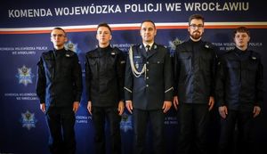 Ślubowania nowych policjantów garnizonu dolnośląskiego