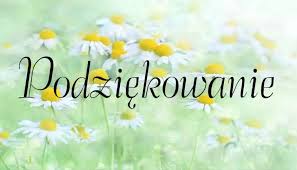 podziękowanie