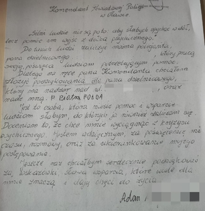 Zaangażowany w pomoc i wrażliwy na krzywdę mieszkańców - podziękowania dla dzielnicowego