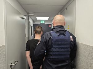 zatrzymany z policjantem