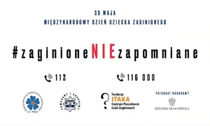 napis zaginioneNIEzapomniane