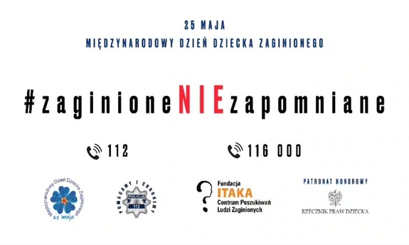 napis zaginioneNIEzapomniane
