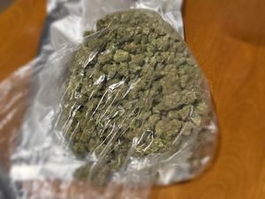 marihuana w woreczku foliowym