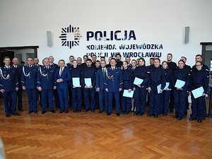 Ślubowanie nowo przyjętych policjantów