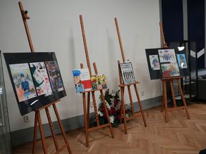 wręczenie nagród w konkursie plastycznym