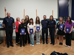 wręczenie nagród w konkursie plastycznym