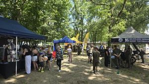 szkolenie służb mundurowych nad Zalewem Mietkowskim