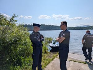 policjanci podczas szkolenia
