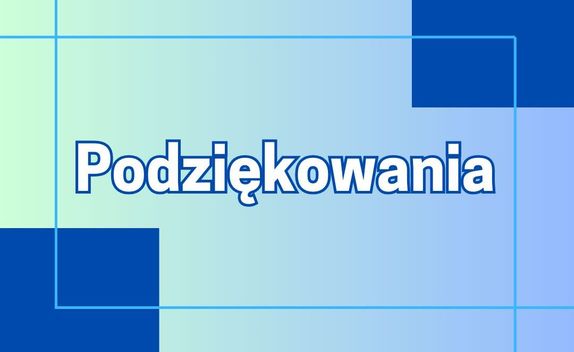 napis podziękowania