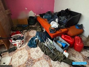 elektronarzędzia, kanistry i inne rzeczy pochodzące z kradzieży