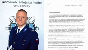 POLICJANT I PODZIĘKOWANIA