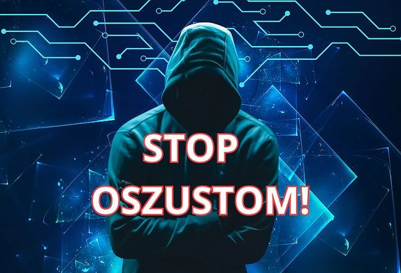 napis: stop oszustom
