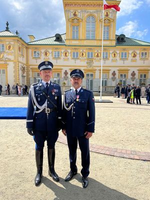 Dolnośląscy policjanci na Centralnych Obchodach 106. rocznicy powołania Policji Państwowej