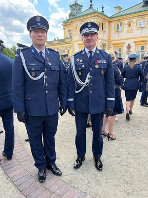 Dolnośląscy policjanci na Centralnych Obchodach 106. rocznicy powołania Policji Państwowej