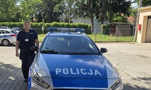 policjantka uratowała kota