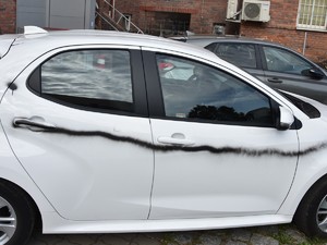 uszkodzone auto