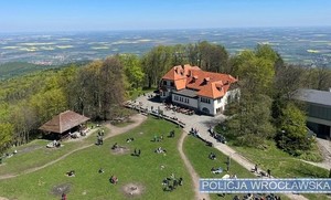 widok na Ślężę