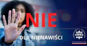 napis nie dla nienawiści